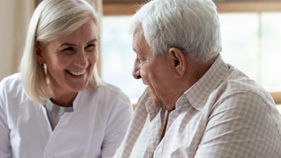 ældre mand omsorg patient