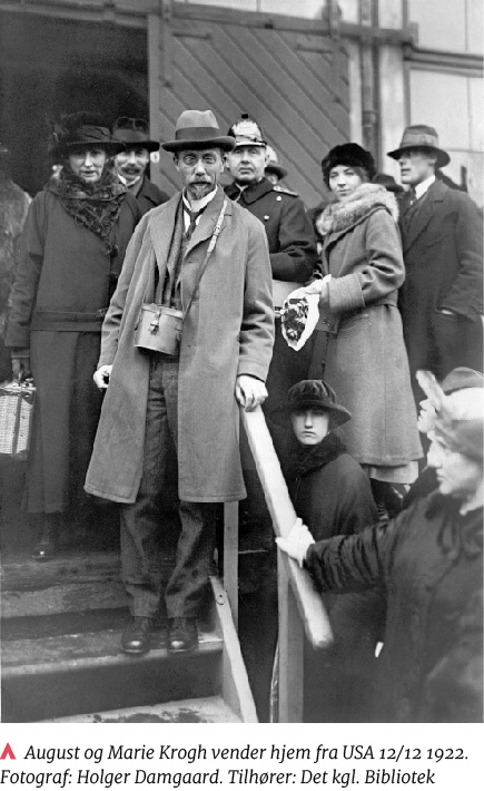 august og marie krogh vender hjem fra USA